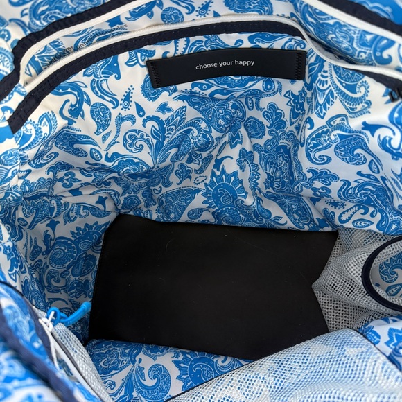 lululemon athletica Happy Hatha Hour Bag Black Yoga Gym Workout Work Tote - Picture 6 of 17